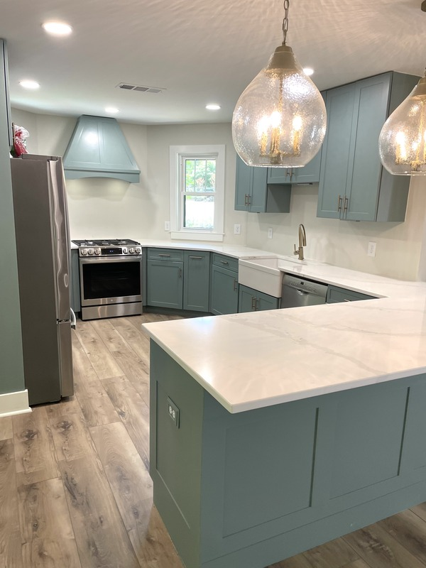 Iced White installation by GA Granite