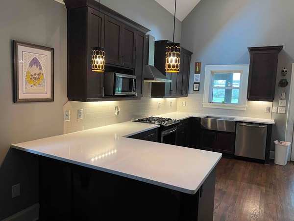 Miami Vena Silestone installation by GA Granite