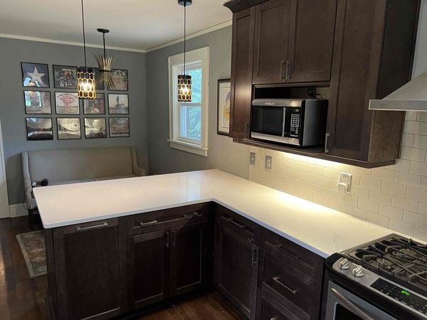 Miami Vena Silestone installation by GA Granite