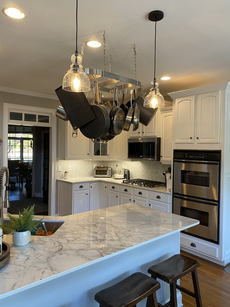 Calacatta Laza installation by GA Granite